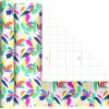 Hallmark Wrapping Paper Mini Rolls, 3-Pack (Stripes, Wildflowers, Pink Polka Dots) for Birthdays, Mother’s Day, Bridal Showers, Any Occasion – 45 Sq. Ft. Total(Blue Plaid  Spring Flowers  Rainbow Stripes)