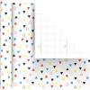 Hallmark Wrapping Paper Mini Rolls, 3-Pack (Stripes, Wildflowers, Pink Polka Dots) for Birthdays, Mother’s Day, Bridal Showers, Any Occasion – 45 Sq. Ft. Total(Checkered  Triangles  Starbursts)