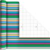 Hallmark Wrapping Paper Mini Rolls, 3-Pack (Stripes, Wildflowers, Pink Polka Dots) for Birthdays, Mother’s Day, Bridal Showers, Any Occasion – 45 Sq. Ft. Total(Stripes  Wildflowers  Pink Polka Dots)