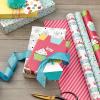Hallmark Wrapping Paper Rolls for Birthday, Bridal Shower, Baby Shower, Gift Wrap Paper (Set of 6 Rolls: 180 sq. ft. ttl.) Butterflies, Gold Animal Print, Pink Flowers for All Occasions(Reversible Stripes  Dots  Cupcakes)
