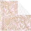 Hallmark Wrapping Paper Rolls for Weddings, Bridal Showers, Birthdays – Gold and White Gift Wrap Paper (Set of 3 Rolls: 105 sq. ft. ttl.) Metallic Striped and Polka Dot for All Occasions(Metallic Celebrate)