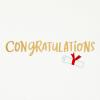 Hallmark Year-Dated Graduation Card (2025, There’s No Stopping You) Gold Stars on Blue(A Dream Coming True)