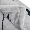 Jay Franco Kids Plush Throw Blanket – Soft & Comfy 50×70 Inches Throw for Couch or Bed – Cozy Home Décor for Living Room & Bedroom, Multi – Rainbow Brite(Gray – Wednesday 01)