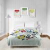 Jay Franco Kids Plush Throw Blanket – Soft & Comfy 50×70 Inches Throw for Couch or Bed – Cozy Home Décor for Living Room & Bedroom, Multi – Rainbow Brite(Green – Monopoly)