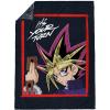 Jay Franco Kids Plush Throw Blanket – Soft & Comfy 50×70 Inches Throw for Couch or Bed – Cozy Home Décor for Living Room & Bedroom, Multi – Rainbow Brite(Black – Yu Gi Oh!)
