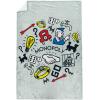Jay Franco Kids Plush Throw Blanket – Soft & Comfy 50×70 Inches Throw for Couch or Bed – Cozy Home Décor for Living Room & Bedroom, Multi – Rainbow Brite(Green – Monopoly)