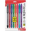 Pentel R.S.V.P Ballpoint Pens (Pack of 8) and Hallmark Thank You Notes, Watercolor Florals (48 Count with Envelopes) for Bridal Showers, Birthdays, Graduation, Any Occasion