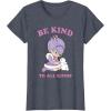 Rainbow Brite Be Kind To All Kinds Shy Violet & Bunny T-Shirt(Heather Blue)