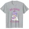 Rainbow Brite Be Kind To All Kinds Shy Violet & Bunny T-Shirt(Heather Grey)