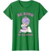 Rainbow Brite Be Kind To All Kinds Shy Violet & Bunny T-Shirt(Kelly Green)