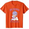 Rainbow Brite Be Kind To All Kinds Shy Violet & Bunny T-Shirt(Orange)