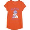 Rainbow Brite Be Kind To All Kinds Shy Violet & Bunny T-Shirt(Orange)