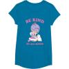 Rainbow Brite Be Kind To All Kinds Shy Violet & Bunny T-Shirt(Sapphire Blue)