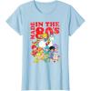 Rainbow Brite Made In The 80’s Distressed Group Shot T-Shirt(Baby Blue)