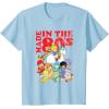 Rainbow Brite Made In The 80’s Distressed Group Shot T-Shirt(Baby Blue)