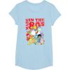 Rainbow Brite Made In The 80’s Distressed Group Shot T-Shirt(Baby Blue)