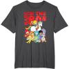 Rainbow Brite Made In The 80’s Distressed Group Shot T-Shirt(Dark Heather Grey)