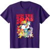 Rainbow Brite Made In The 80’s Distressed Group Shot T-Shirt(Purple)