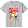 Rainbow Brite Made In The 80’s Distressed Group Shot T-Shirt(Silver Grey)