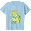 Rainbow Brite St. Patrick’s Day Patty O’Green & Sprite T-Shirt(Baby Blue)