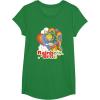 Rainbow Brite Wisp Sliding Down Rainbows Portrait T-Shirt(Kelly Green)