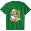 Rainbow Brite Wisp Sliding Down Rainbows Portrait T-Shirt(Kelly Green)