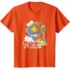 Rainbow Brite Wisp Sliding Down Rainbows Portrait T-Shirt(Orange)