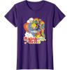 Rainbow Brite Wisp Sliding Down Rainbows Portrait T-Shirt(Purple)