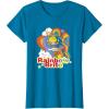 Rainbow Brite Wisp Sliding Down Rainbows Portrait T-Shirt(Sapphire Blue)