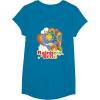 Rainbow Brite Wisp Sliding Down Rainbows Portrait T-Shirt(Sapphire Blue)