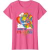 Rainbow Brite Woke Up Magical Vintage Rainbow Slide T-Shirt(Pink Heather)