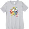 Rainbow Brite & Friends Vintage Color Kids And Sprites Group Premium T-Shirt(Heather Grey)