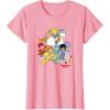Rainbow Brite & Friends Vintage Color Kids And Sprites Group T-Shirt(Pink)