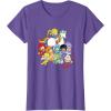 Rainbow Brite & Friends Vintage Color Kids And Sprites Group T-Shirt(Purple Heather)