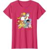 Rainbow Brite & Friends Vintage Color Kids And Sprites Group T-Shirt(Red Heather)