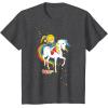 Rainbow Brite & Starlite Best Friends Vintage Sparkle Duo T-Shirt(Dark Heather Grey)
