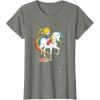 Rainbow Brite & Starlite Best Friends Vintage Sparkle Duo T-Shirt(Olive Heather)