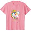 Rainbow Brite & Starlite Best Friends Vintage Sparkle Duo T-Shirt(Pink)