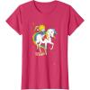 Rainbow Brite & Starlite Best Friends Vintage Sparkle Duo T-Shirt(Red Heather)
