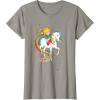 Rainbow Brite & Starlite Best Friends Vintage Sparkle Duo T-Shirt(Slate Grey)