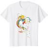 Rainbow Brite & Starlite Best Friends Vintage Sparkle Duo T-Shirt(White)