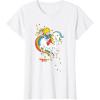 Rainbow Brite & Starlite Best Friends Vintage Sparkle Duo T-Shirt(White)