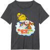 Rainbow Brite & Twink Best Friends Forever T-Shirt(Dark Heather Grey)