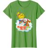 Rainbow Brite & Twink Best Friends Forever T-Shirt(Grass Green)