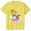 Rainbow Brite & Twink Best Friends Forever T-Shirt(Lemon Yellow)