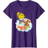 Rainbow Brite & Twink Best Friends Forever T-Shirt(Purple)