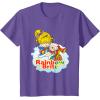 Rainbow Brite & Twink Best Friends Forever T-Shirt(Purple Heather)