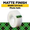 Scotch Magic Tape and Hallmark Nintendo Super Mario Wrapping Paper Rolls (4 Rolls of Tape with Set of 3 Gift Wrap Rolls) for Birthdays, Christmas, Any Occasion(Tape + Wrapping Paper)
