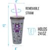Silver Buffalo Rainbow Brite 4 pack Color Change Plastic Tumbler Set Featuring Rainbow Brite, Patty O’Green, La La Orange, and Shy Violet, 24 Ounces(Disney Nightmare Before Christmas)