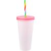 Silver Buffalo Rainbow Brite 4 pack Color Change Plastic Tumbler Set Featuring Rainbow Brite, Patty O’Green, La La Orange, and Shy Violet, 24 Ounces(Hello Kitty and Friends Kogyaru)